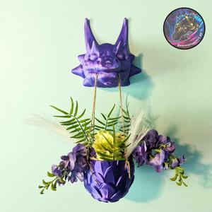 Dragon Head Hanging Planter