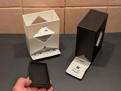 Zeiss Lens Wipe Dispenser / Holder - 3 Designs