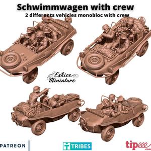 Schwimmwagen with crew – 28mm