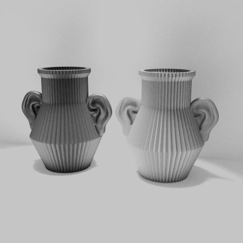 3d printing stl model decorative funny vase idea for gift