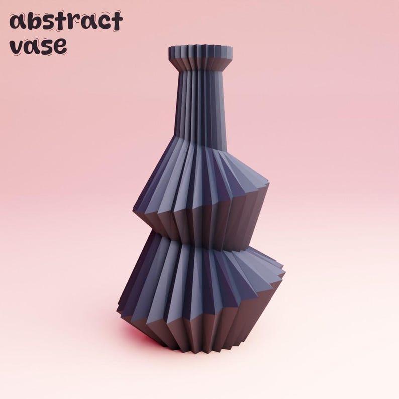 3d print file for 3d printer decoration for home abstract vase printable file stl