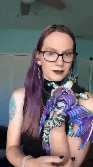 Flexi Dragon Finger Arm Puppet