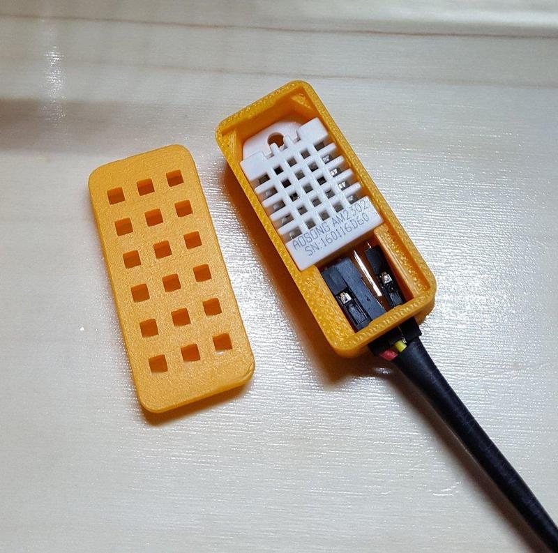 DHT22/AM2302 Digital Temperature Humidity Sensor Box / Holder / Case with Lid