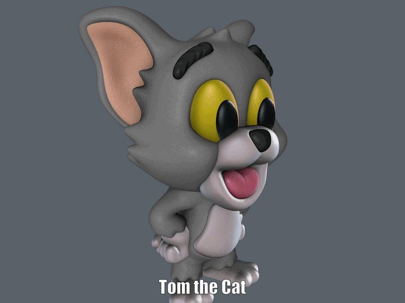 Tom the Cat (Easy print and Easy Assembly)