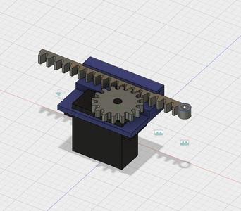 MG995 Servo linear actuator