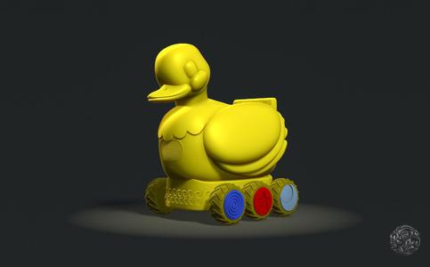 Yellow Duck  Penguins Vehicle