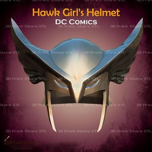 Hawkgirl Helmet Cosplay DC Comics – STL File