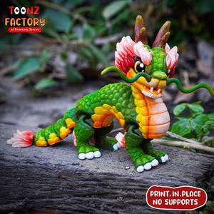 PRINT IN PLACE FLEXI CHINESE DRAGON