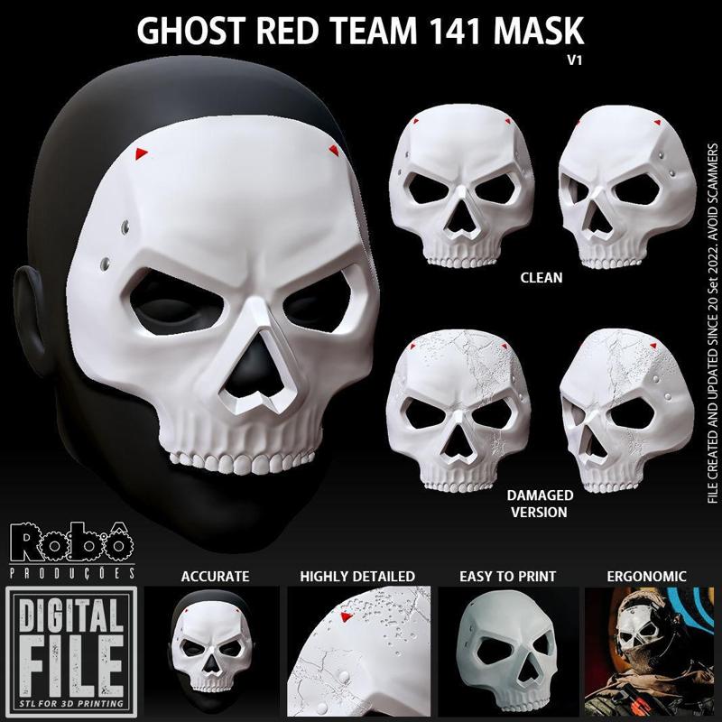 GHOST MACE MASK – CALL OF DUTY MODERN WARFARE 2 – WARZONE