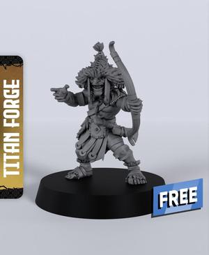 Goblin Archer B – With Free Dragon  – 5e DnD Inspired for RPG and Wargamers