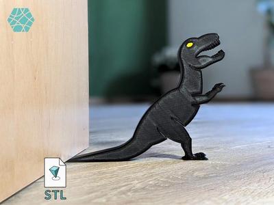 Kids Dino Door Stop 3D Print File STL
