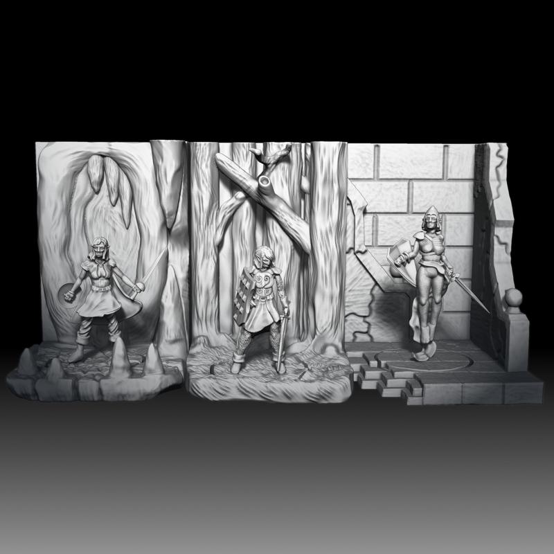 Daring Delvers: Sylwen Darkmoon, Three-Stage Elf Mercenary