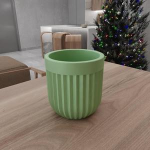 3D Futuristic Cylinder Flowers Vase Gifts for Her with 3D Stl File & Modern Decor, 3D Printing, Decorative Vase, 3D Printed Decor, 3D Art