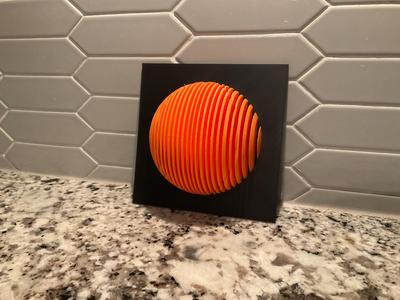 Layered wall art