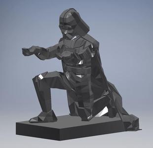 LowPoly Darth Vader Pen Holder