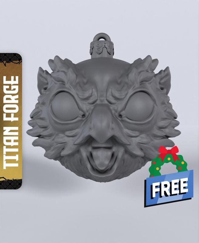 Owlbear Bauble – With Free Dragon  – 5e DnD Inspired for RPG and Wargamers