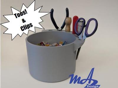 Sewing Clips And Tools Storage