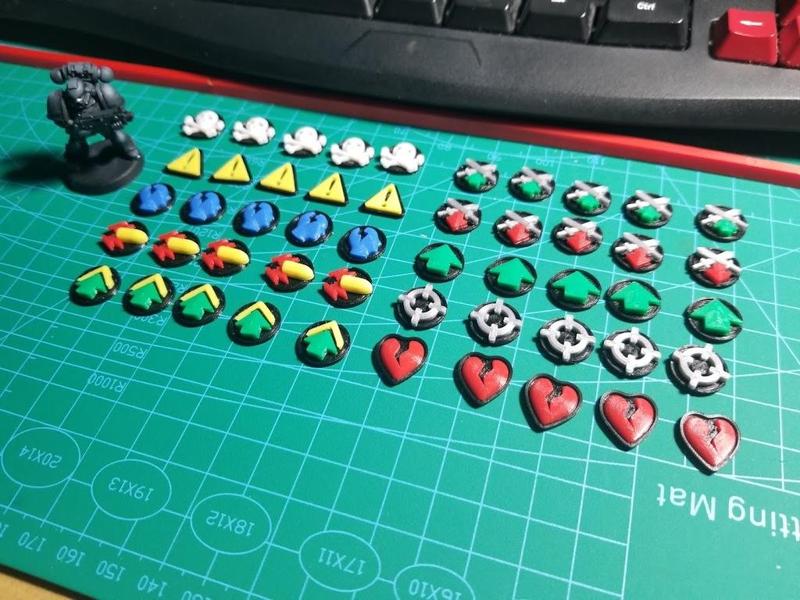 Wargaming tokens for Kill Team or alike