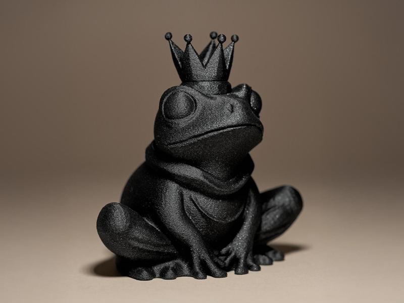 Frog with a Crown Decor Figurine