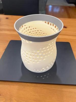 Orchid Vase #2:  Hybrid Voronoi Structure