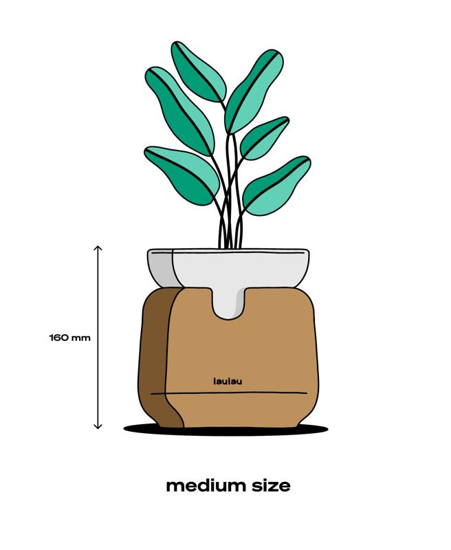 laulau · Self-watering pot (medium size)