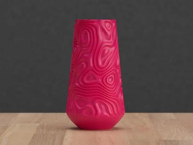 Organic Swirl Vase