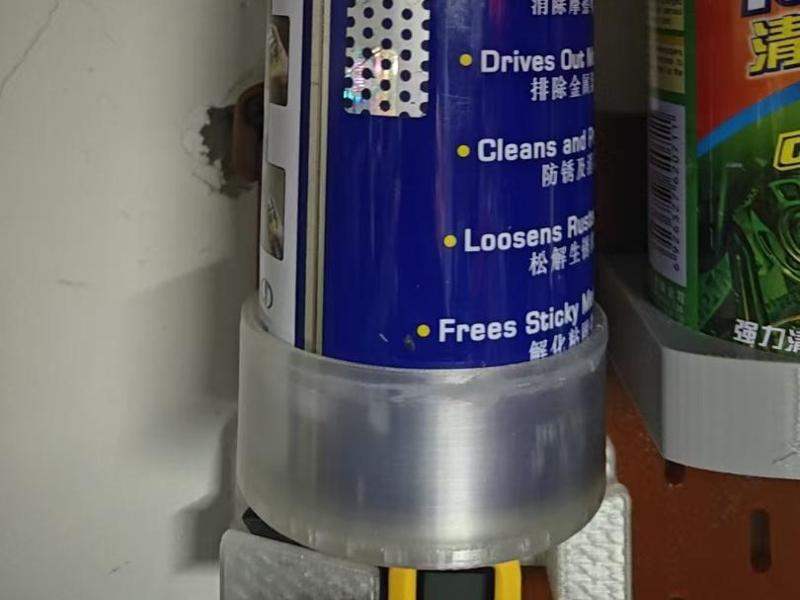 IKEA Pegboard Bottle Holder
