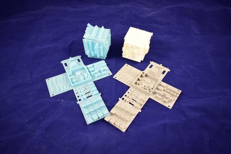 Folding Box Printer Calibration Cube