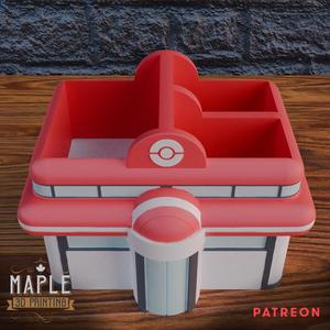 Poke Center Desk Organizer