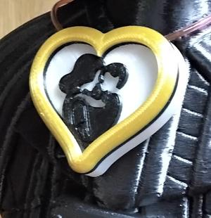 Mother with Son pendant or magnet mirror