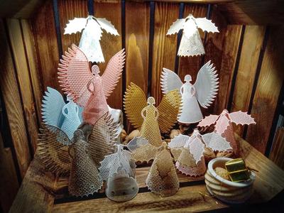 angels and bells – hangable Christmas ornaments – fast print (11-28 min)