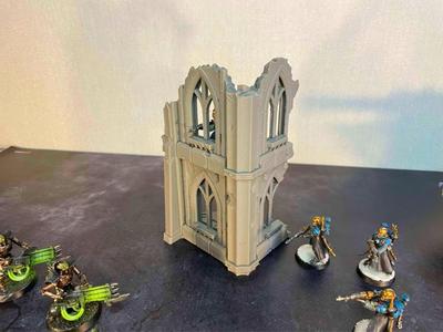 Wargame terrain Castograd Ruin Walls