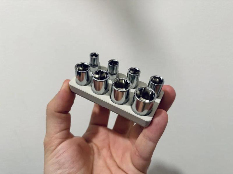 Metric Socket Set (6-13) Gridfinity Bin
