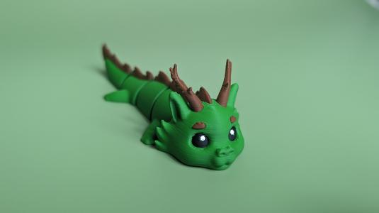 Forest Dragon – Articulated Figure Keychain