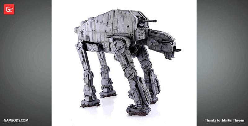 AT-M6 Walker 3D Printing Model | Assembly
