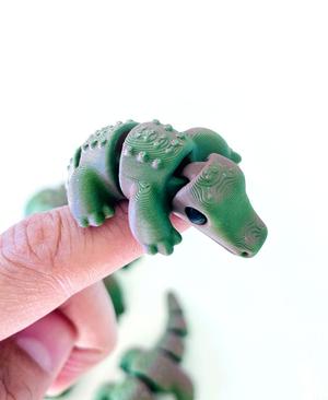 little alligator — articulated flexi print-in-place fidget animal