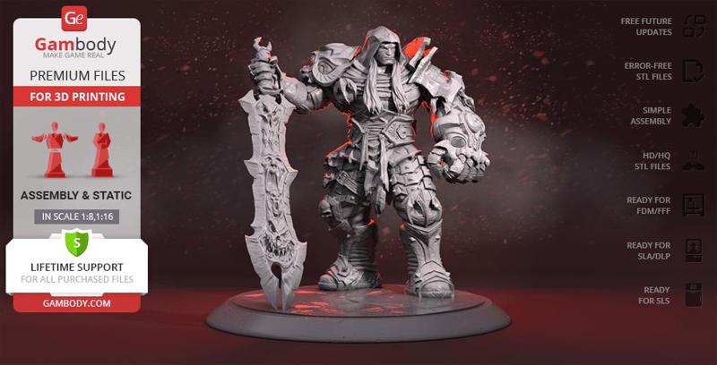 War 3D Printing Figurine | Assembly