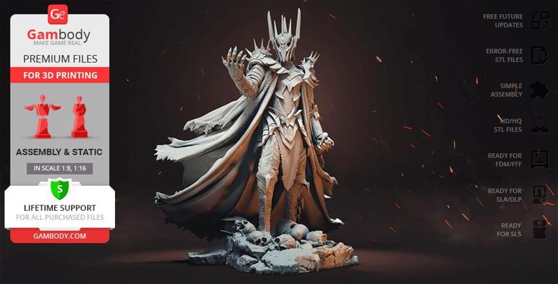 Sauron STL files for 3D Printing | Assembly Model