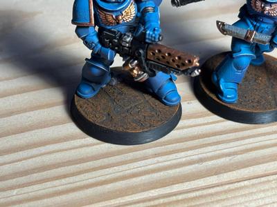 Rust Metal Effect 32 mm Bases Miniature Warhammer