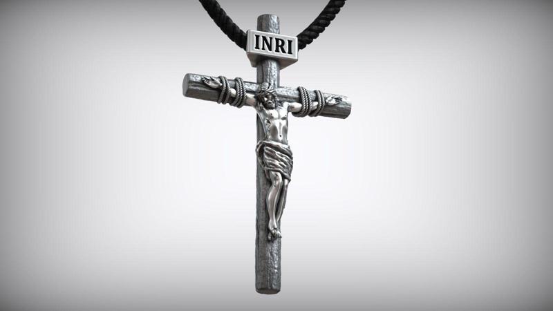 Jesus Christ Cross Christian Catholic Pendant