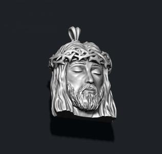 Jesus head pendant