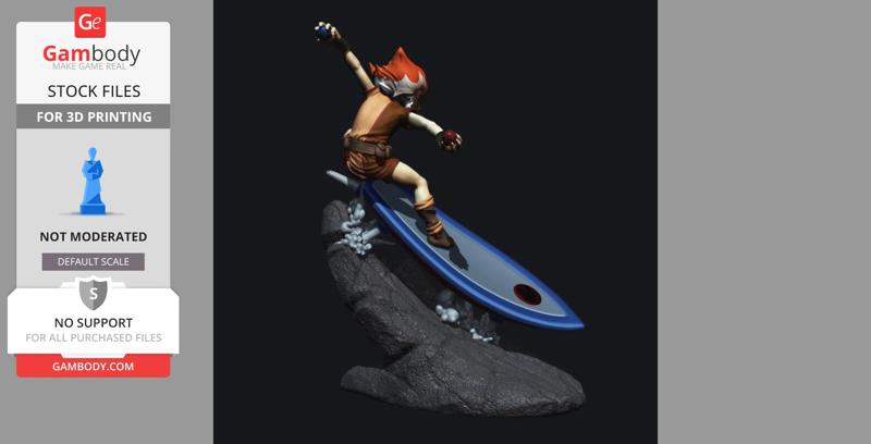 Wilykat Thundercats STL files 3D printing collectibles fanarts by CG Pyro