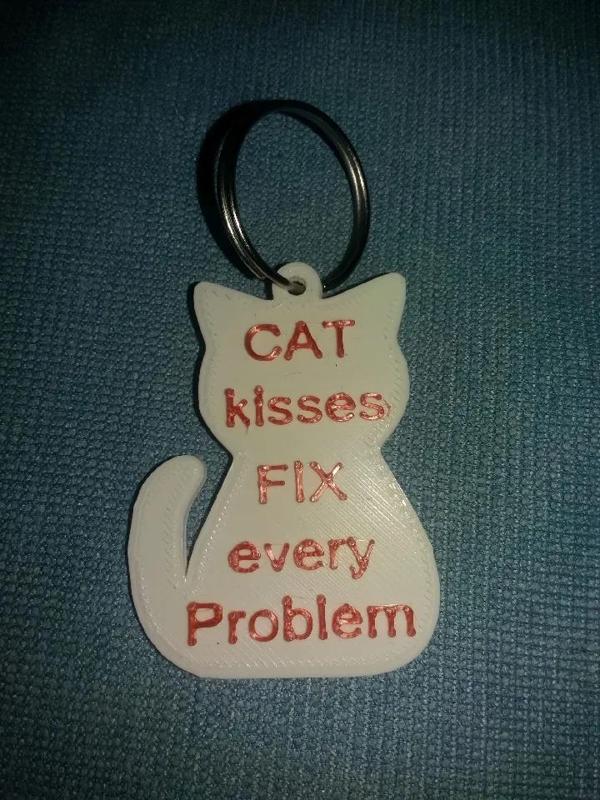 Schlüsselanhänger Katze – Key fob cat