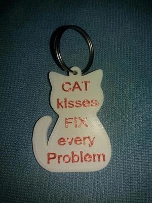 Schlüsselanhänger Katze – Key fob cat