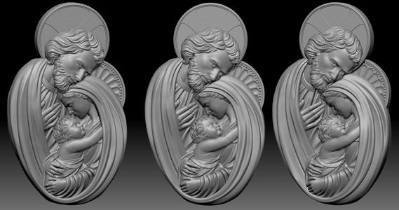 Holy Family Pendant