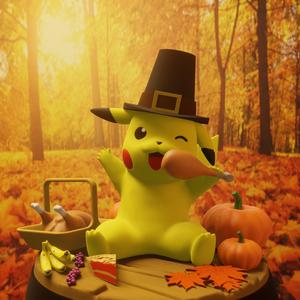 Pokemon pikachu thanksgiving