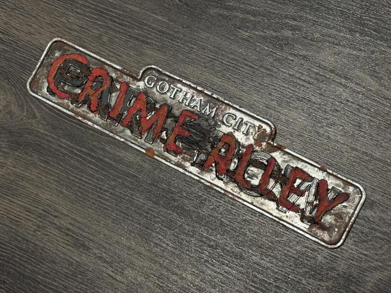 Arkham Knight Park Row Sign