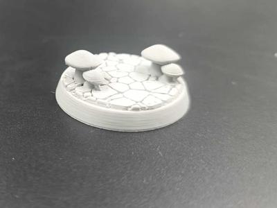 DnD Miniature Model Bases 32mm RPG – Mushrooms