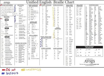 Grade 2 Braile Flashcards
