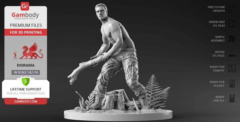Dutch for Diorama 3D Printing Figurine | Assembly